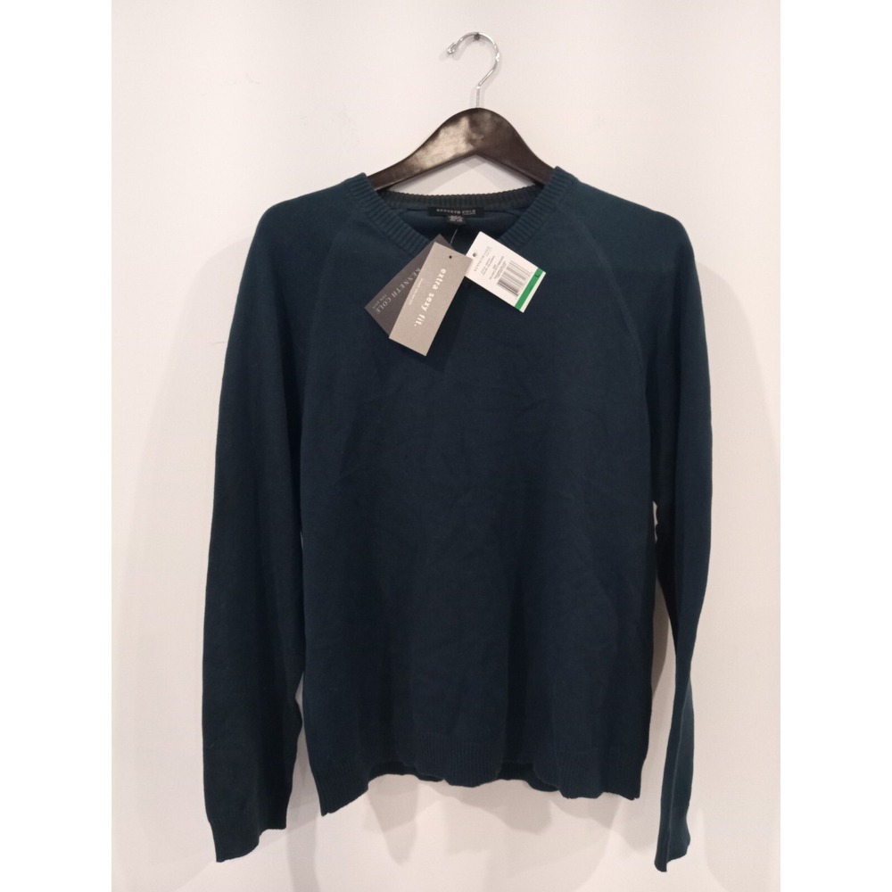 Kenneth Cole Men's Size Large Blue Sweater Extra Sexy Fit NWT 15H7515